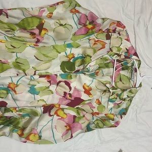 Zara Satin Floral Blouse.